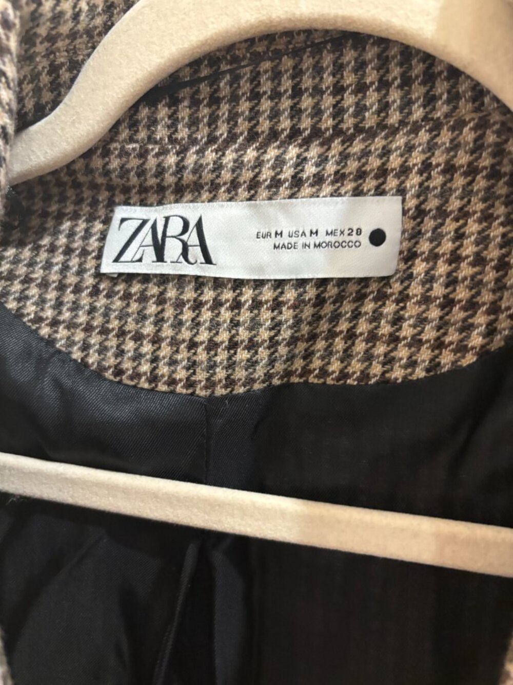 Zara Houndstooth Blazer - Picture 2 of 5
